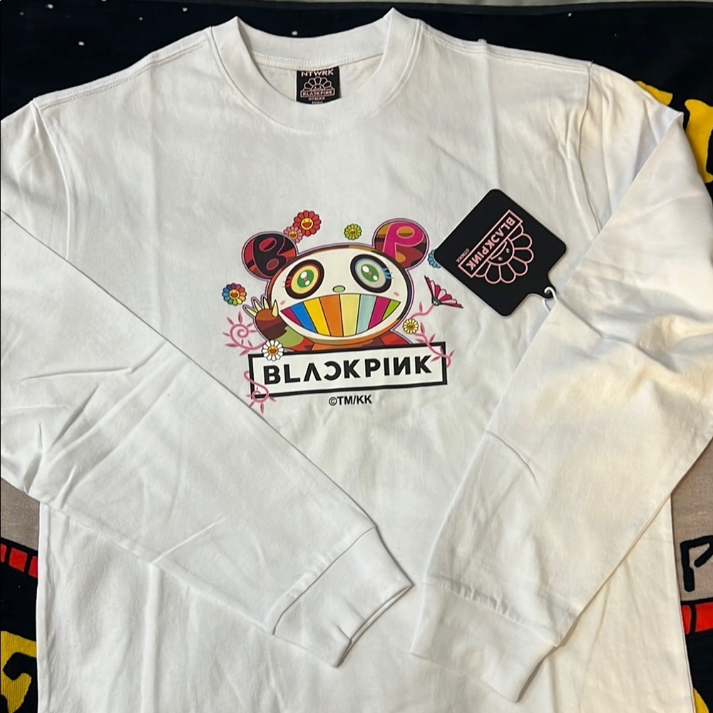 BLACK PINK - TAKASHI MURAKAMI long sleeve shirt - Picture 8 of 14